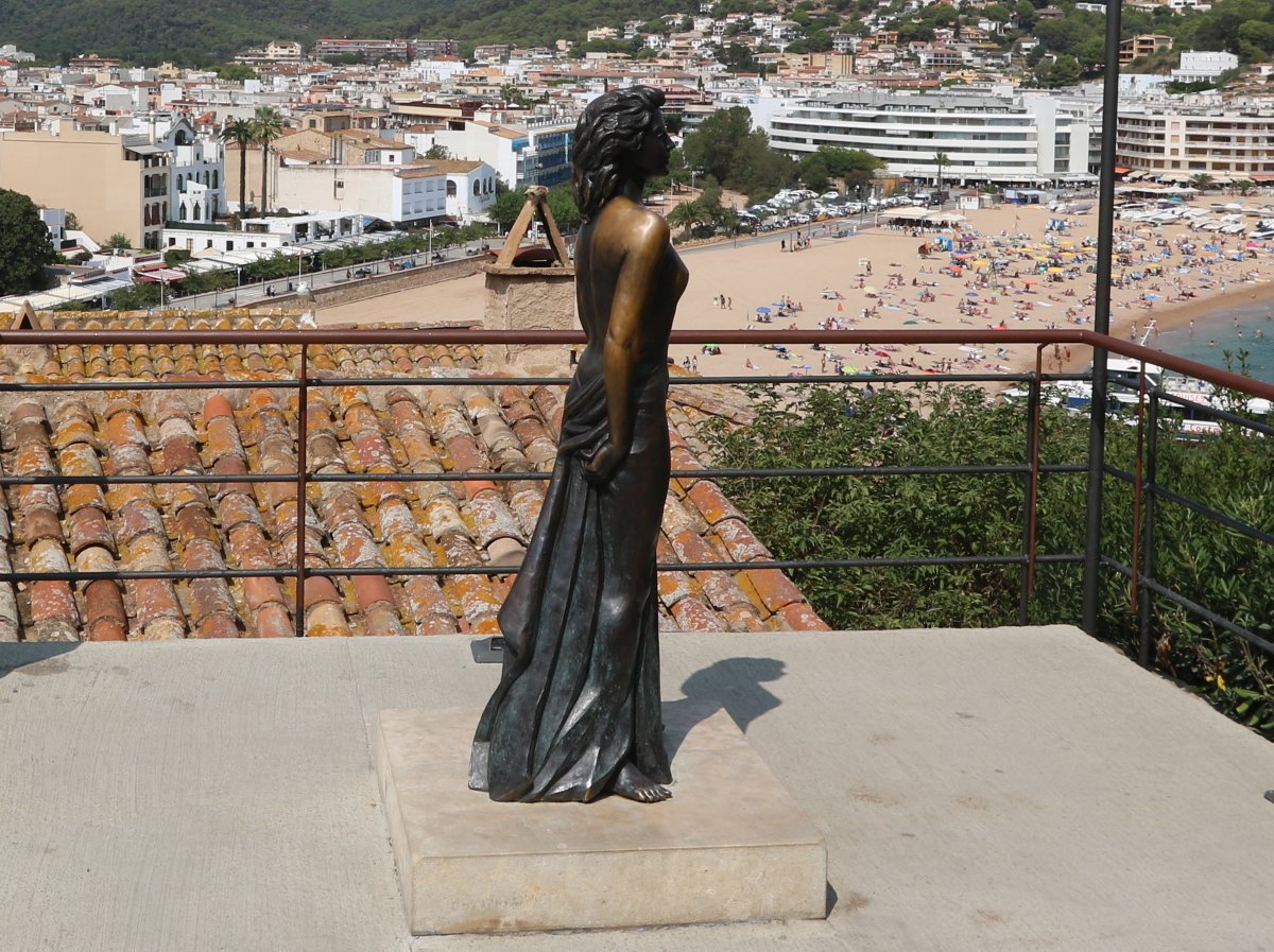 Tossa de Mar. Ava Gardner Monument