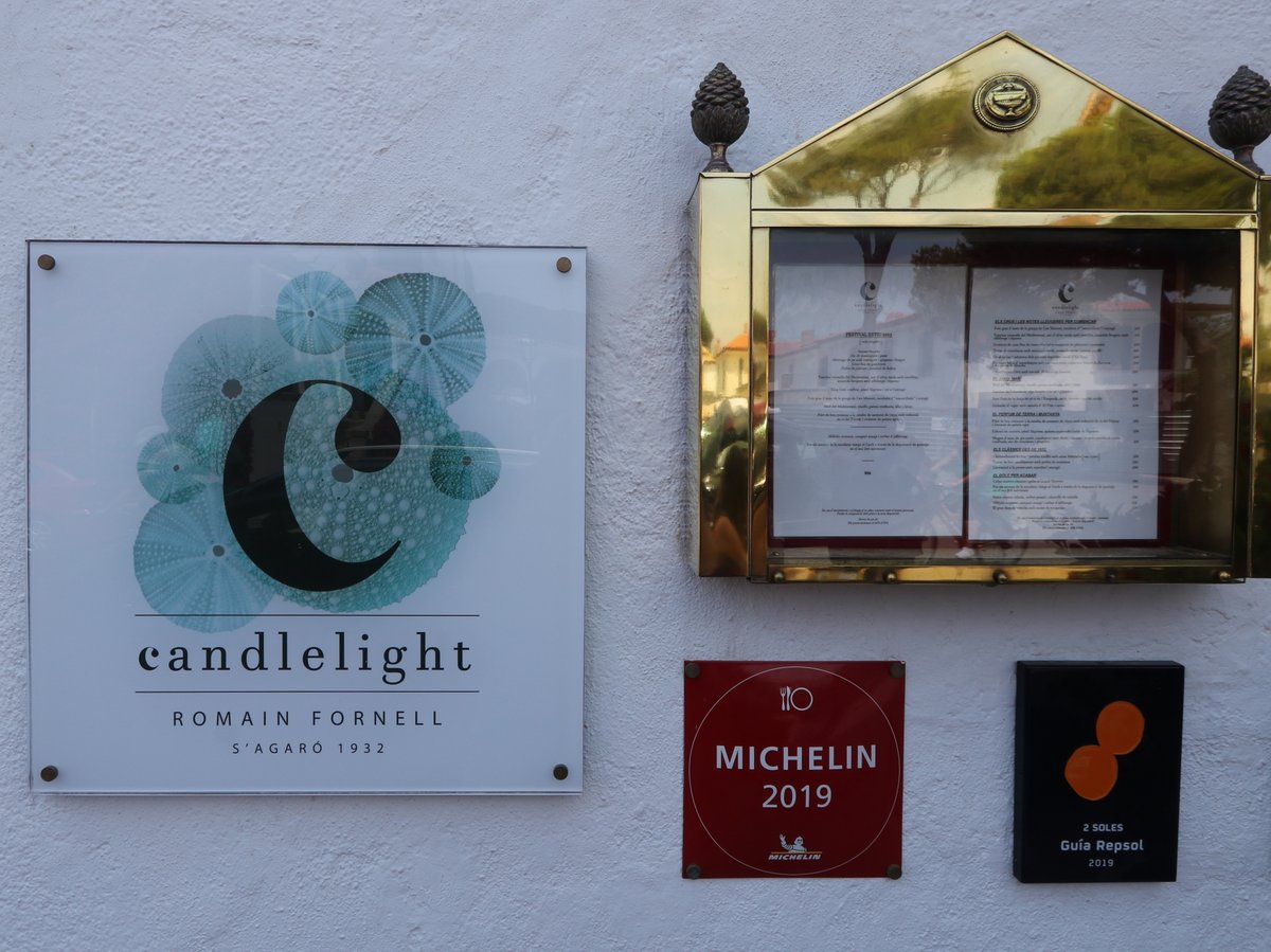 S'Agaró. Restaurant Candlelight by Romain Fornell &#9788;&#9788;