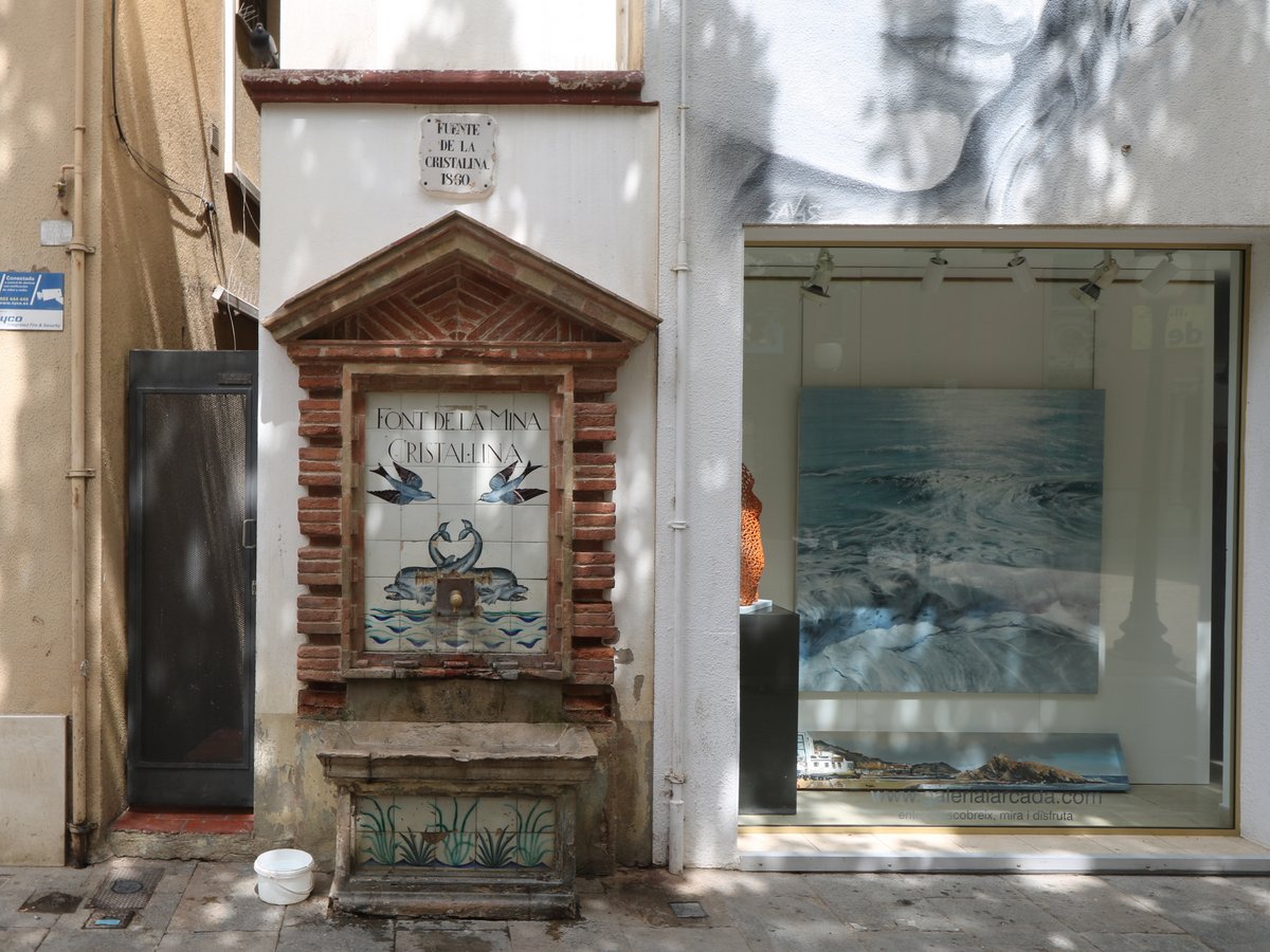 Blanes. Fountain of the Cristal·lina Mine