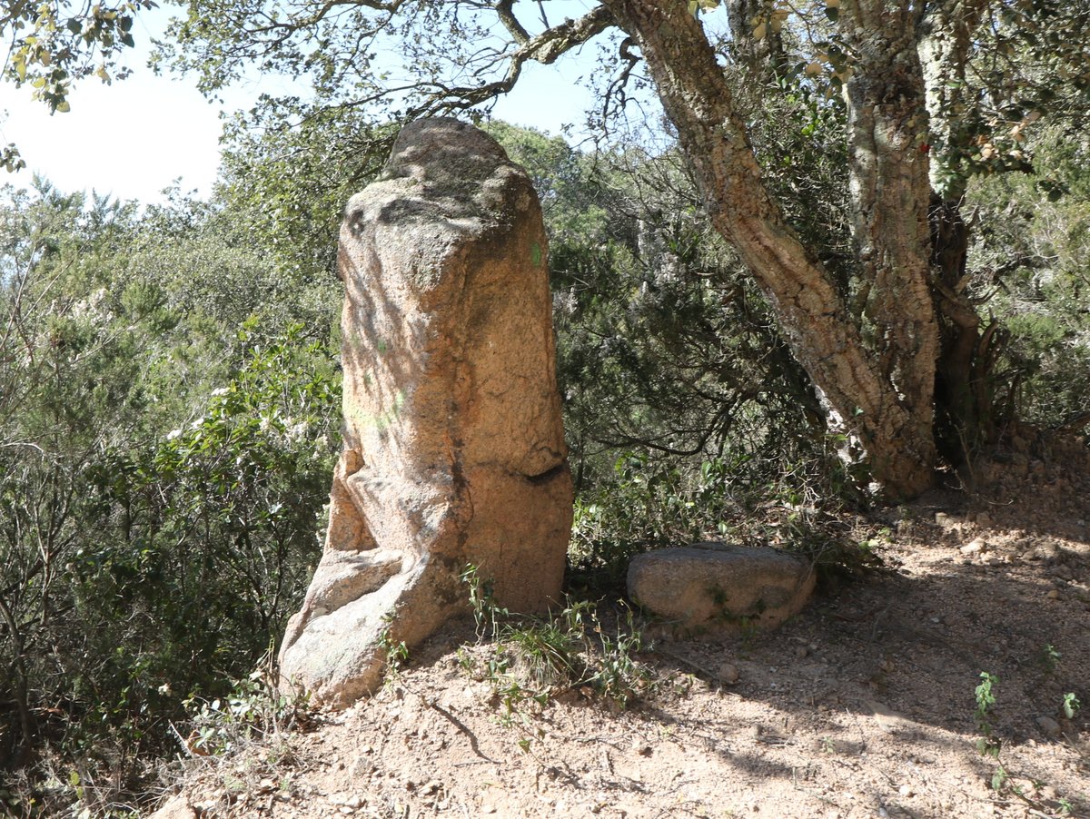 Tossa de Mar. The Menhir of Montllor