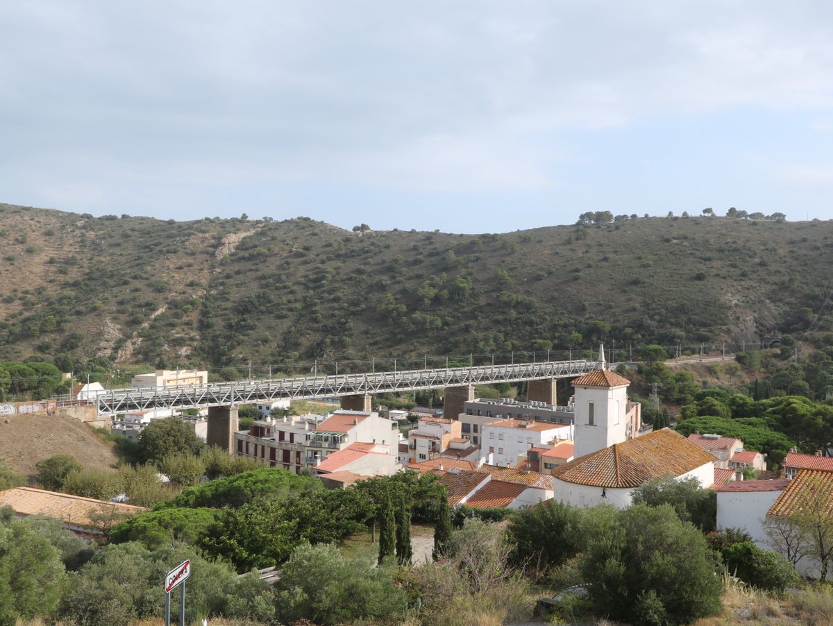 Colera. Eiffel's Bridge in Colera