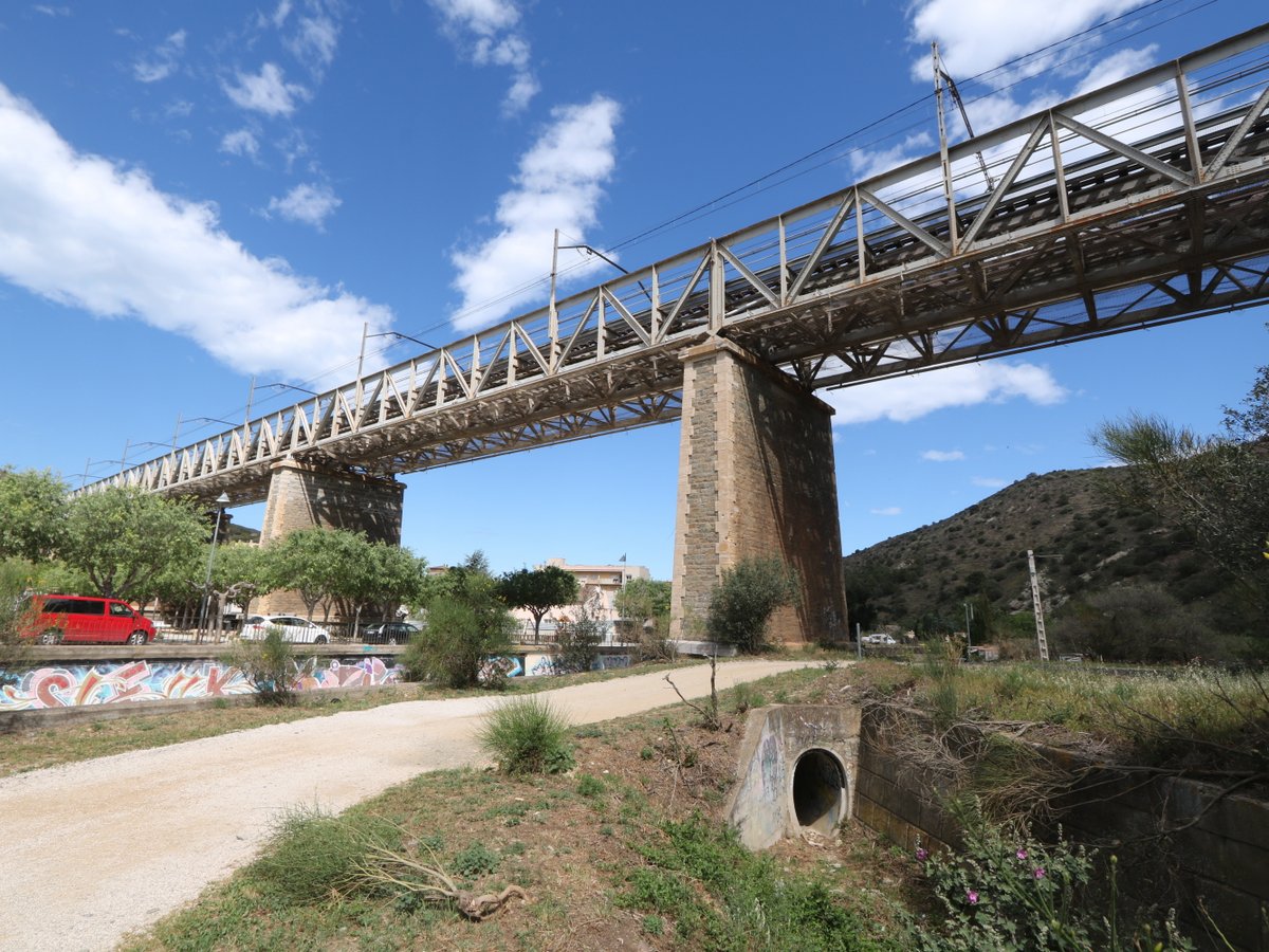 Colera. Eiffel's Bridge in Colera