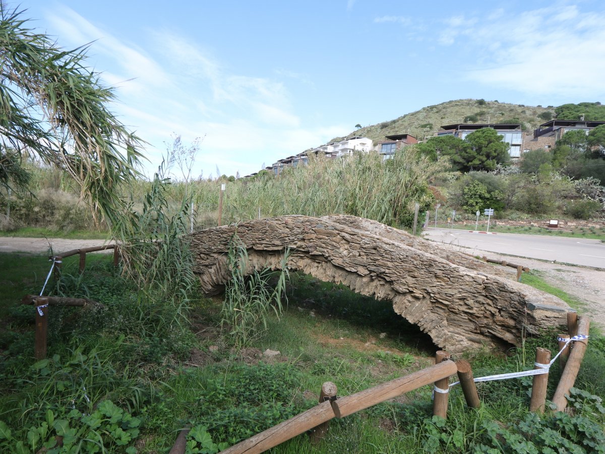 El Port de la Selva. The Old Bridge of El Port de la Selva