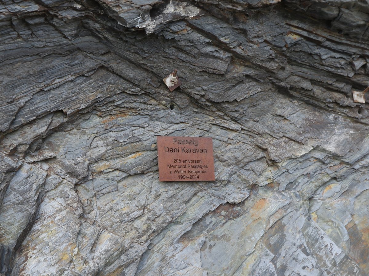 Portbou. Walter Benjamin Memorial and Gravesite