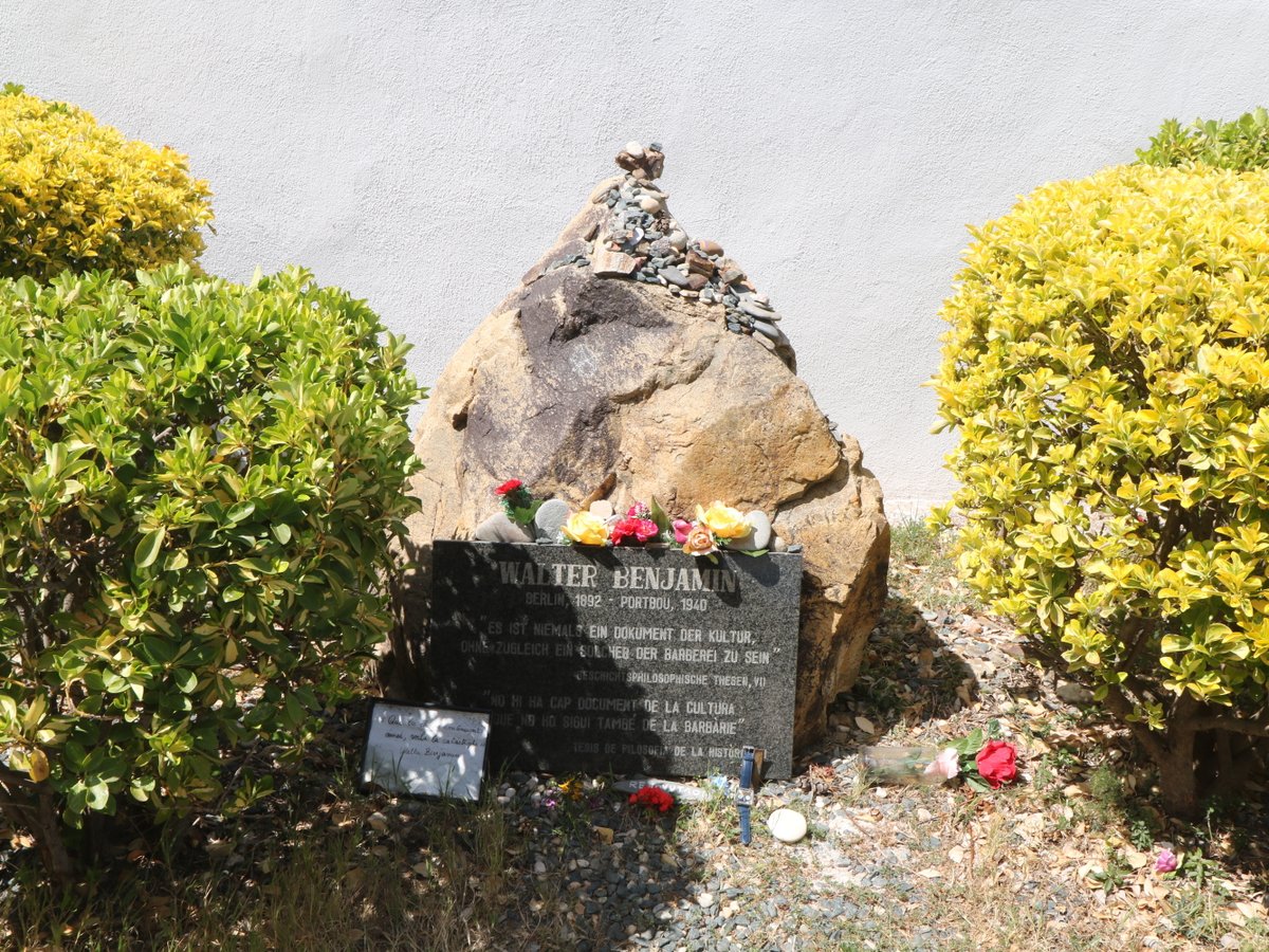 Portbou. Walter Benjamin Memorial and Gravesite