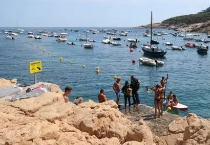 Vies Braves, sea-swimming water trails in the Costa Brava
